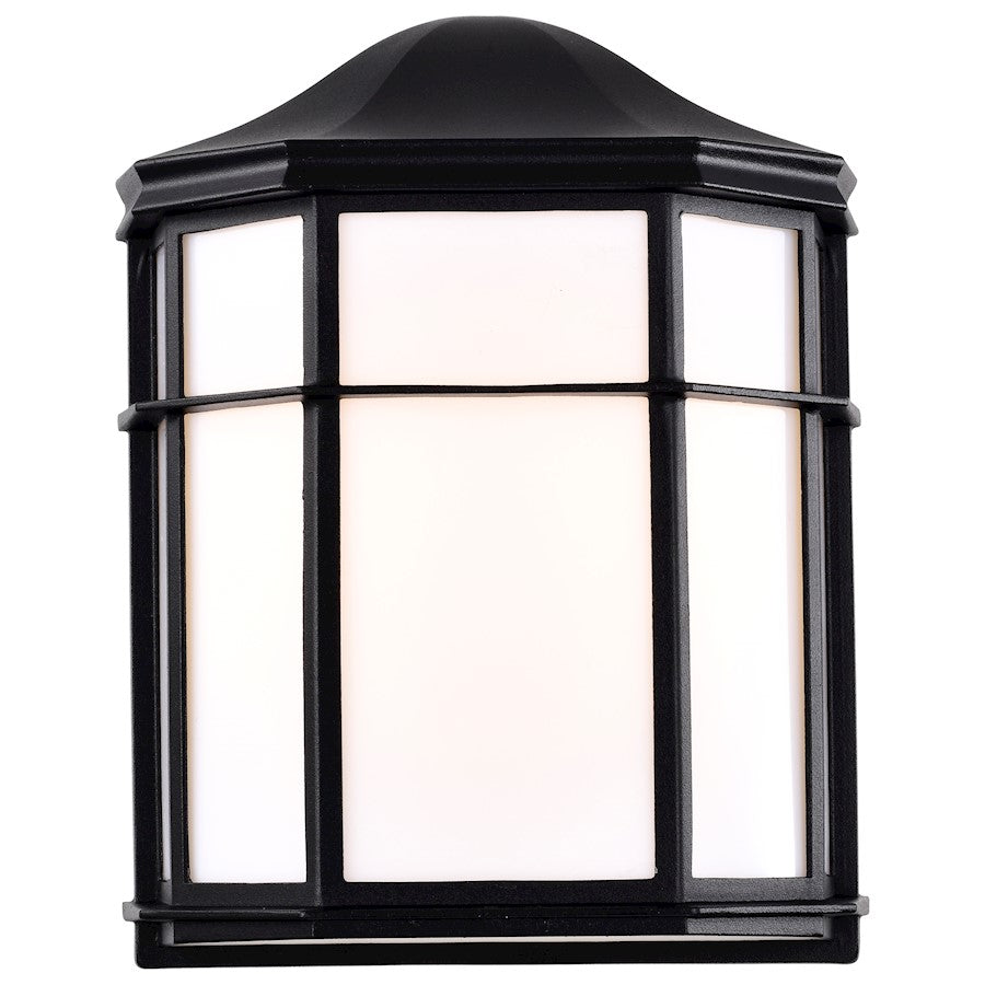 Nuvo Lighting LED Cage Lantern, White Linen Acrylic