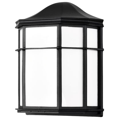 Nuvo Lighting LED Cage Lantern, White Linen Acrylic