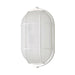 Nuvo Lighting LED Oval Bulk Head Fixture White, White Glass - 62-1410