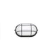 Nuvo Lighting LED Oval Bulk Head Fixture Black, White Glass - 62-1411