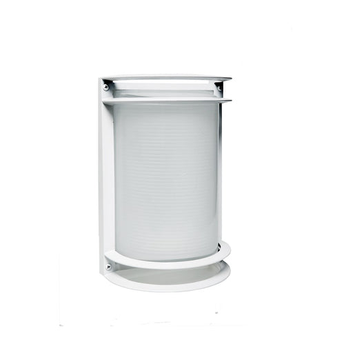 Nuvo Lighting LED Rectangular Bulk Head Fixture White, White Glass - 62-1413