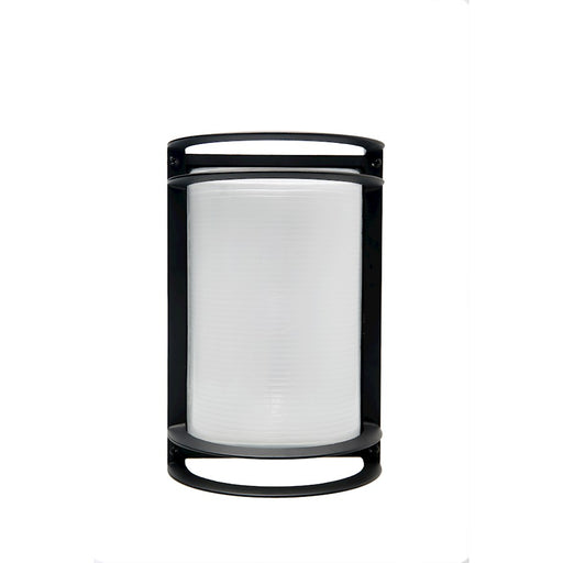 Nuvo Lighting LED Rectangular Bulk Head Fixture Black, White Glass - 62-1414