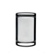 Nuvo Lighting LED Rectangular Bulk Head Fixture Black, White Glass - 62-1414
