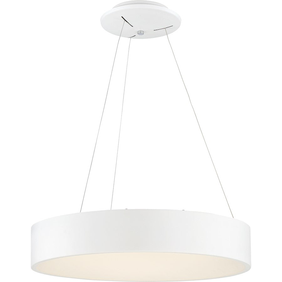 Nuvo Lighting Orbit LED 18" Pendant White - 62-1455