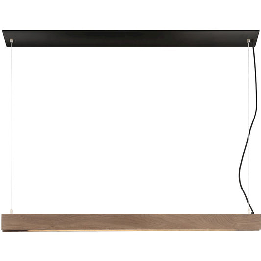 Nuvo Lighting Task LED Wood Linear Pendant, Sensor Wood - 62-1462