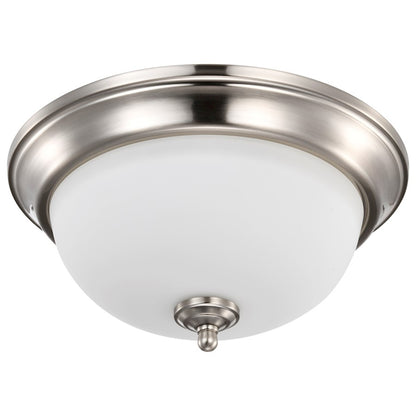 Nuvo Lighting Pi Center Lock LED Flush Mount, Bronze/Frosted