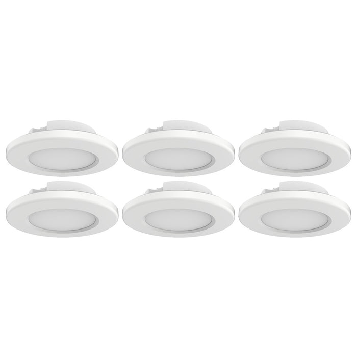 Nuvo Lighting 4" LED Surface Mount, 6 Unit Contractor Pack White
