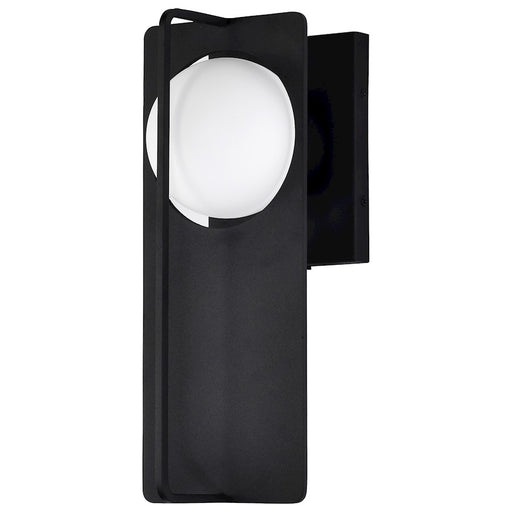 Nuvo Lighting Portal 6W LED Medium Wall Lantern, Black/White Opal - 62-1609