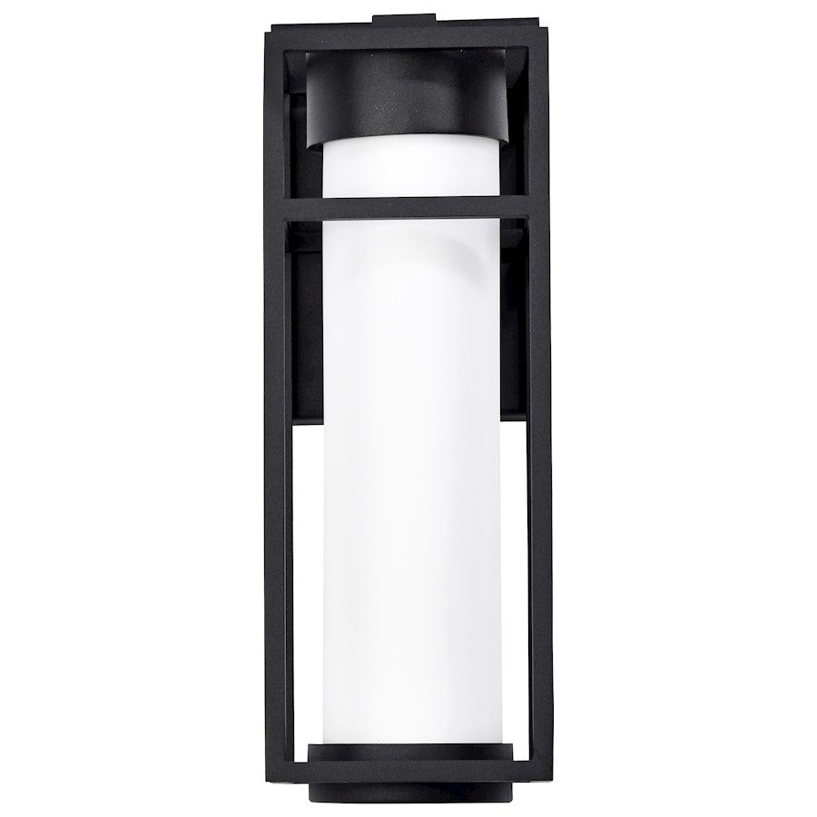 Ledges LED Wall Lantern, Black