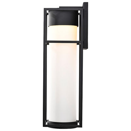 Ledges LED Wall Lantern, Black