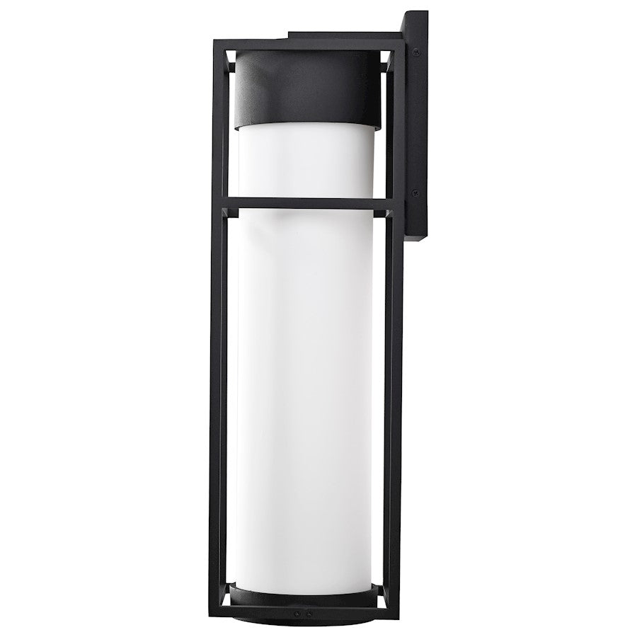 Ledges LED Wall Lantern, Black