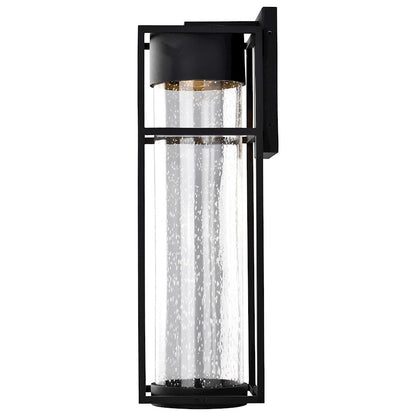 Ledges LED Wall Lantern, Black