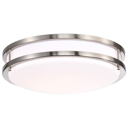 Nuvo Lighting Glamour LED 14" Flush Mount, Brushed Nickel/ 3K/4K/5K