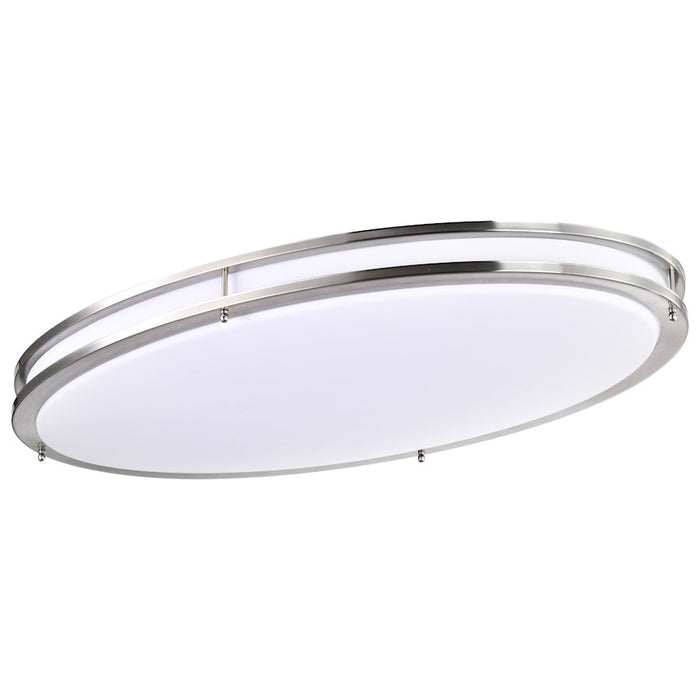 Nuvo Lighting Glamour LED 32" Oval Flush Mount, Nickel/ 3K/4K/5K - 62-1641