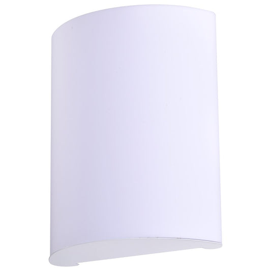 Nuvo Lighting Crispo LED 9" Wall Sconce, White, - 62-1646