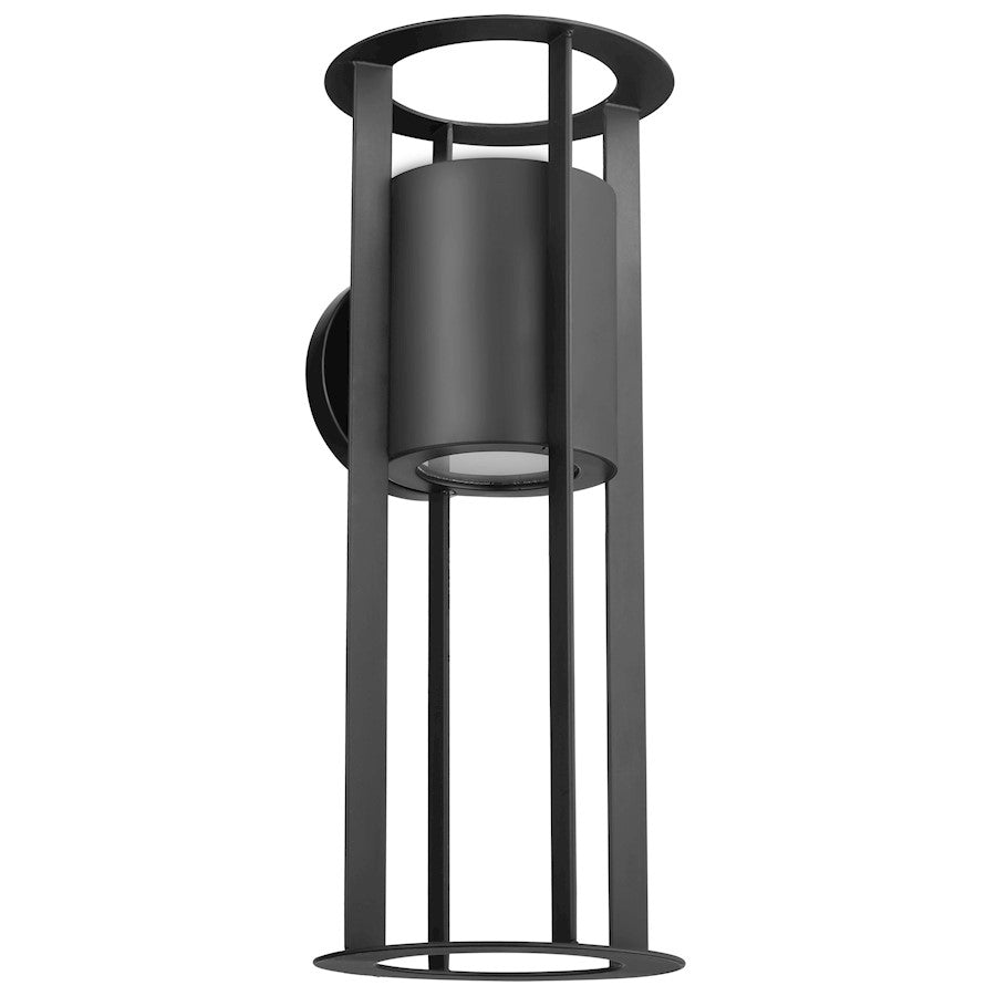 Nuvo Lighting Continuum 15W LED Medium Wall Lantern, Black - 62-1651