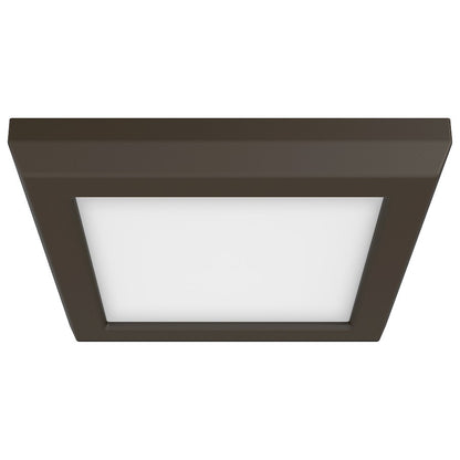 Nuvo Lighting Blink Pro 5" Square Flush Mount, Bronze - 62-1706