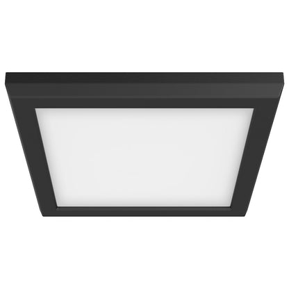 Nuvo Lighting Blink Pro 7" Square Flush Mount, Black - 62-1715