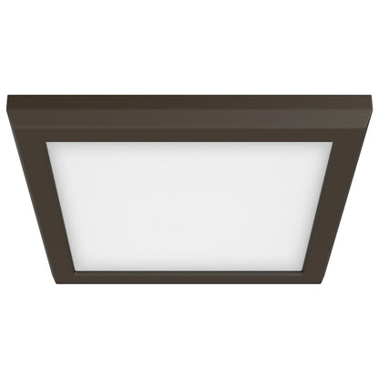 Nuvo Lighting Blink Pro 7" Square Flush Mount, Bronze - 62-1716