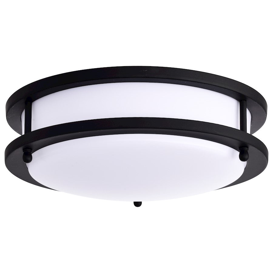 Nuvo Lighting Glamour LED 10" Flush Mount, Black/ 3K/4K/5K - 62-1735