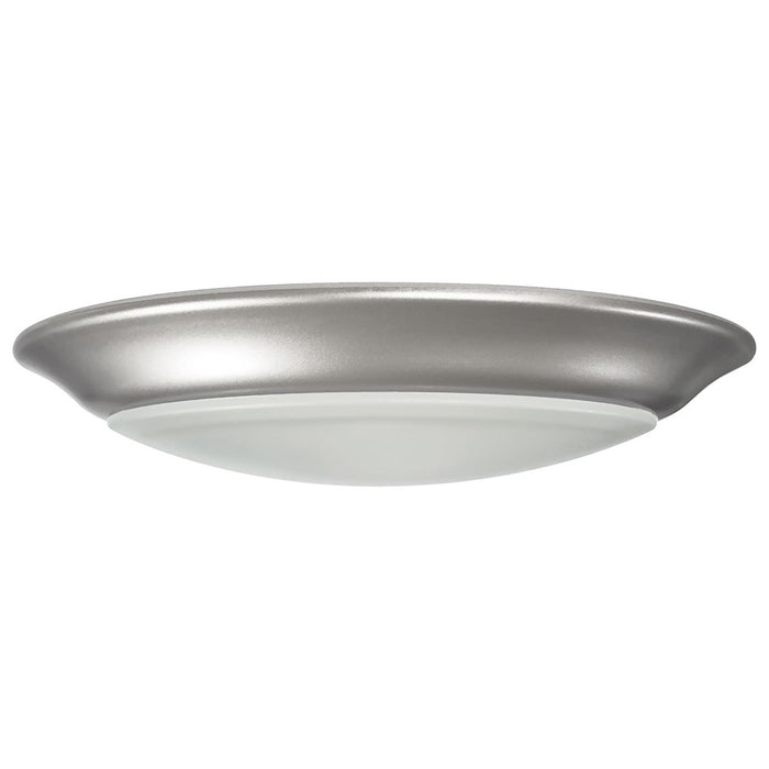 Nuvo Lighting 7" LED Disk Light/5-CCT Selectable, Brushed Nickel - 62-1802