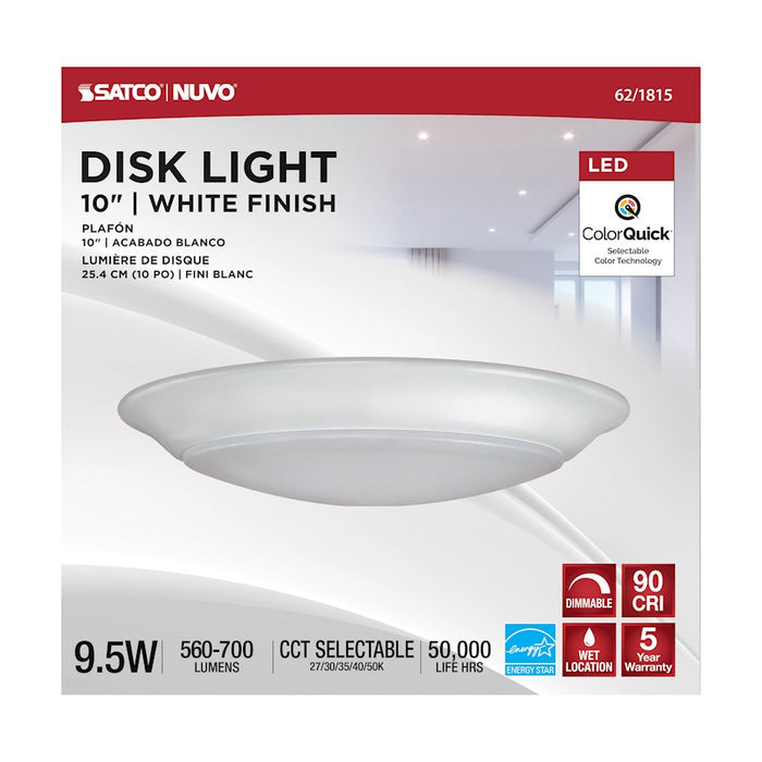 Nuvo Lighting LED Disk Light, White