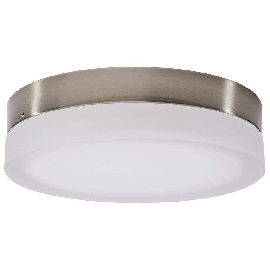 Nuvo Lighting Pi 11" LED Flush Mount, Brushed Nickel/Frosted Etched - 62-559