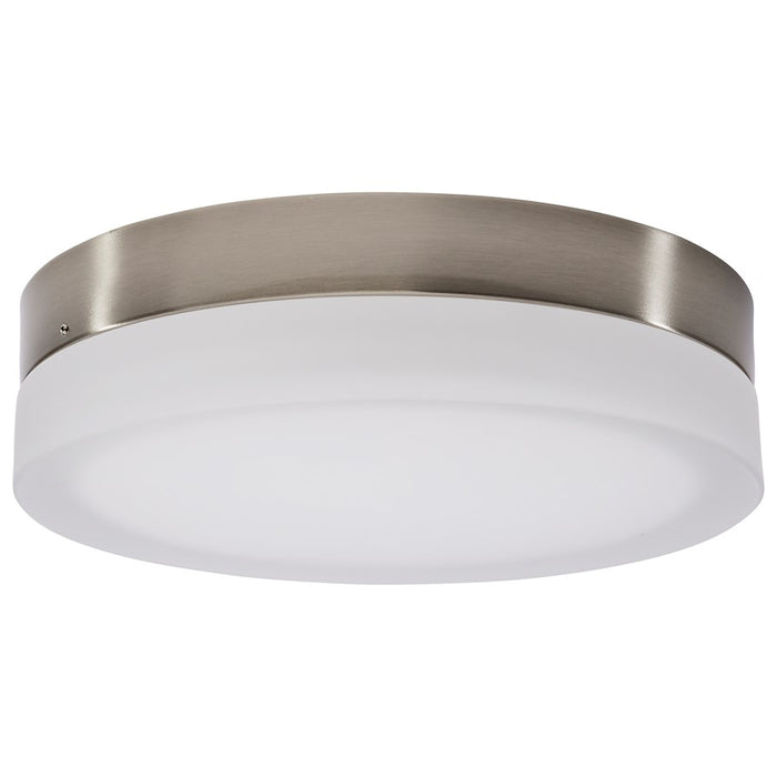 Nuvo Lighting Pi 11" LED Flush Mount, Brushed Nickel/Frosted Etched - 62-559