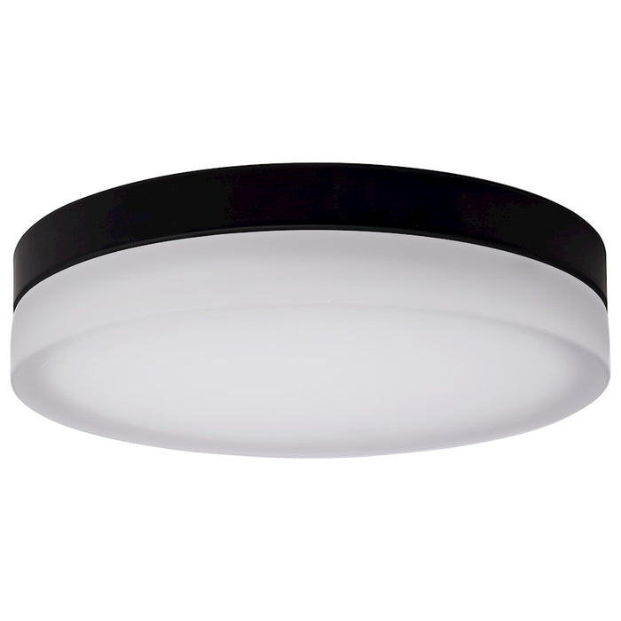 Nuvo Lighting Pi 14" LED Flush Mount, Black/Frosted Etched - 62-570