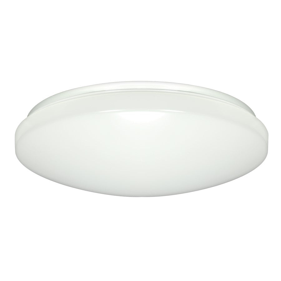 Nuvo Lighting LED 14" Flushwith Acrylic Lens 120-277V White - 62-796R1