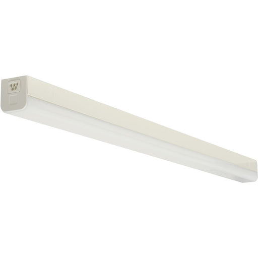 Nuvo Lighting LED 4' Slim Strip Light 38W, 5000K, White, Connectible - 65-1126