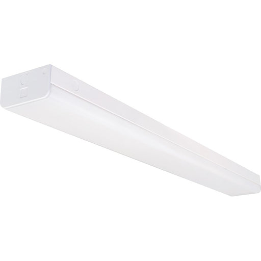 Nuvo Lighting LED 4' Wide Strip Light 38W, 4000K, White, with Knockout - 65-1132