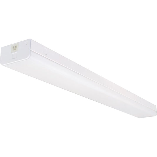 Nuvo Lighting LED 4' Strip, 40W, 4000K, White, Connectible, Sensor - 65-1145