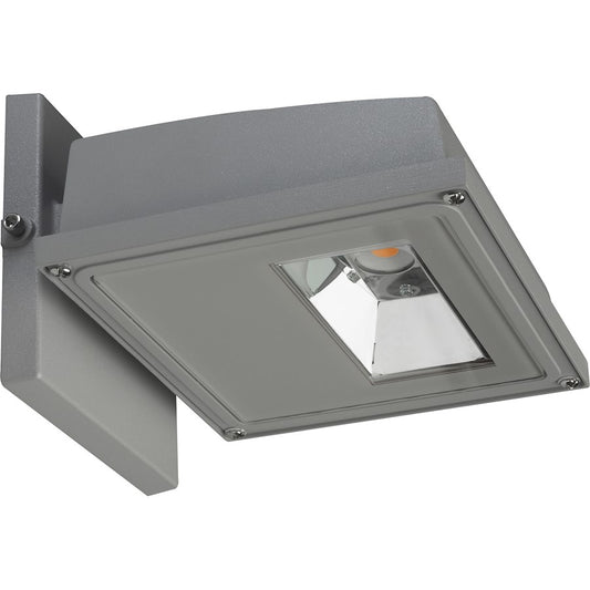 Nuvo Lighting 15W, LED Wall Pack Gray, 3000K, 120-277V - 65-155