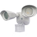 Nuvo Lighting LED Security Light Dual Head White, 4000K, Motion Sensor - 65-217