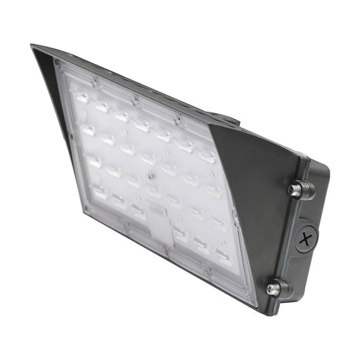 Nuvo 40W Semi Cutoff LED Wall Pack CCT & 4800-5000 Lumens, DLC Premium - 65-674