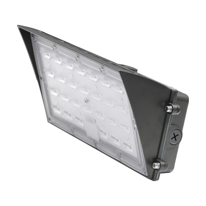 Nuvo 60W Semi Cutoff LED Wall Pack CCT & 7200-7500 Lumens, DLC Premium - 65-675