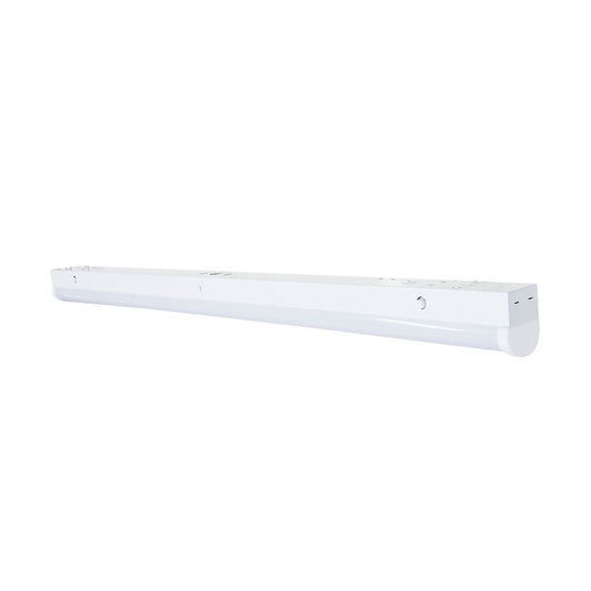 Nuvo 4' LED Linear Strip Low Bay& CCT & White, Connectible, Sensor - 65-701