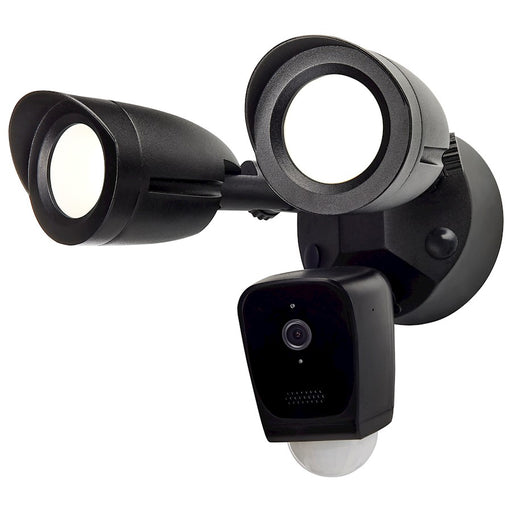 Nuvo Lighting Bullet Outdoor Smart Security Camera Starfish, Black - 65-901