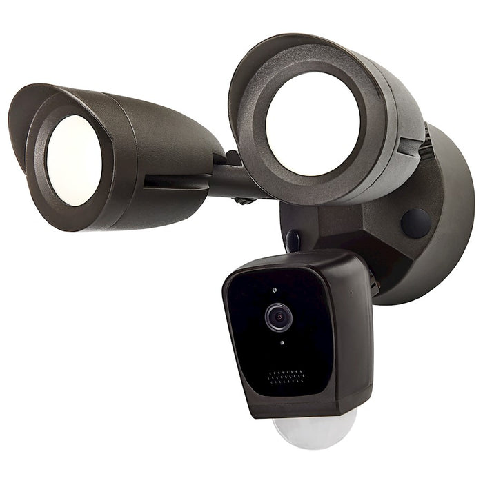Nuvo Lighting Bullet Outdoor Smart Security Camera Starfish, Brown - 65-902
