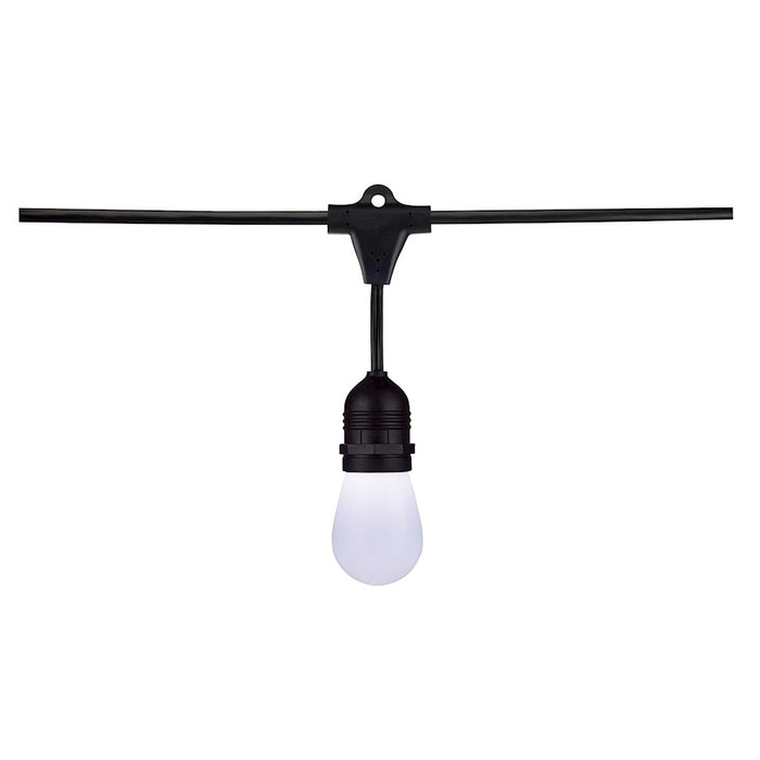Nuvo Lighting 24' 12-S14 Lamp LED String Light, White