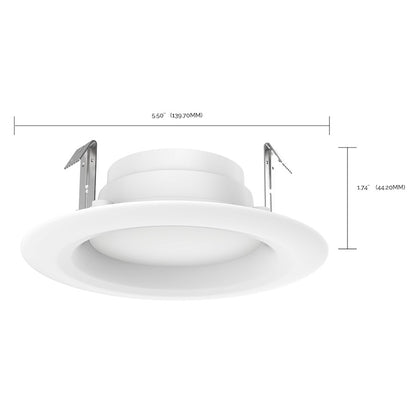 Nuvo Lighting 8.7W LED Downlight Retrofit 4" 90 Cri/3000K/ Pack Of 6