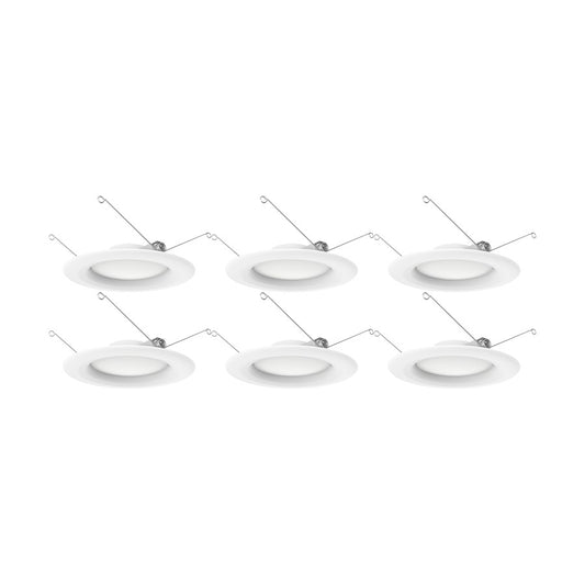 Nuvo Lighting 9.2W LED Downlight Retrofit 5-6"/90 CRI/3000K/ Pack of 6 - S11641