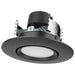 Satco Lighting 7.5W/LED Direct Wire Downlight/Gimbaled/120V/Black - S11854