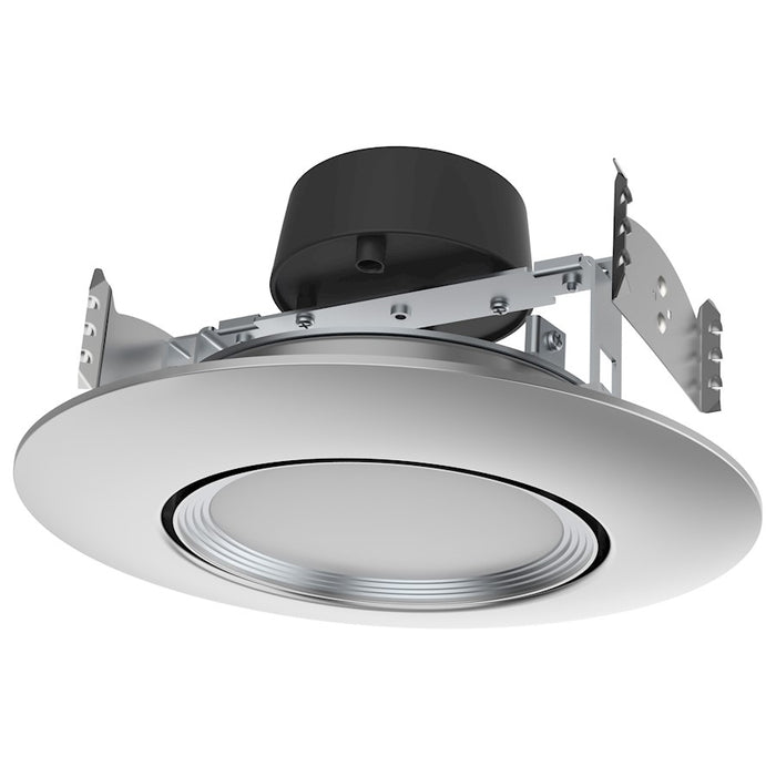 Satco Lighting 10.5W/LED Direct Wire Downlight/Gimbaled/120V, Nickel - S11858