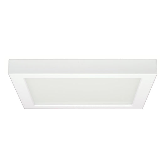 Nuvo Lighting 18.5W 9" LED Flush Mount, 3000K Square, White/120V/90CRI - S29687