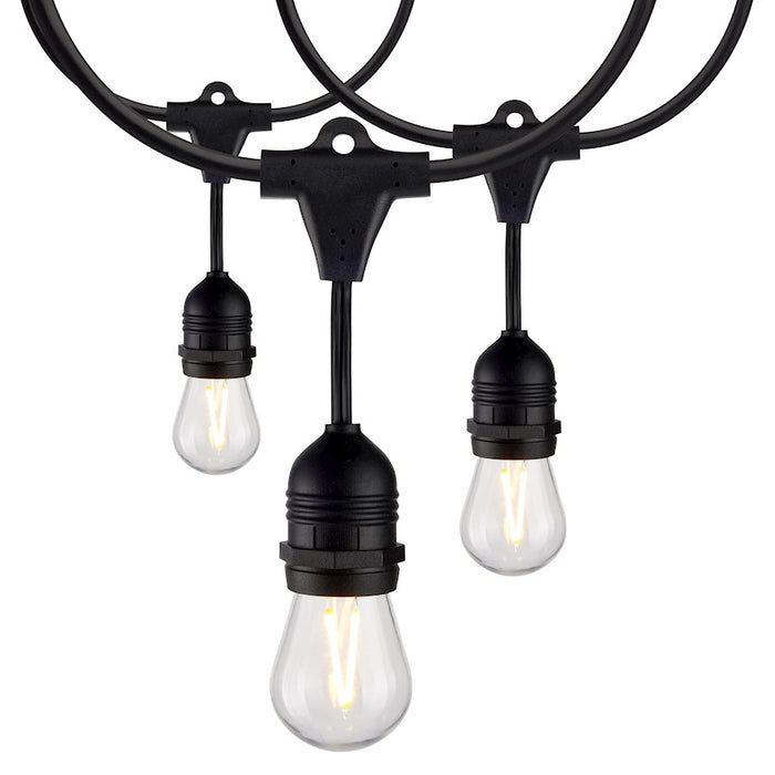 Nuvo Lighting 24' LED String Light, 12-S14 bulb/2000K/120V - S8030