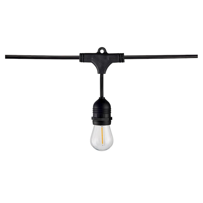 Nuvo Lighting 24' LED String Light, 12-S14 Bulb/2000K/120V