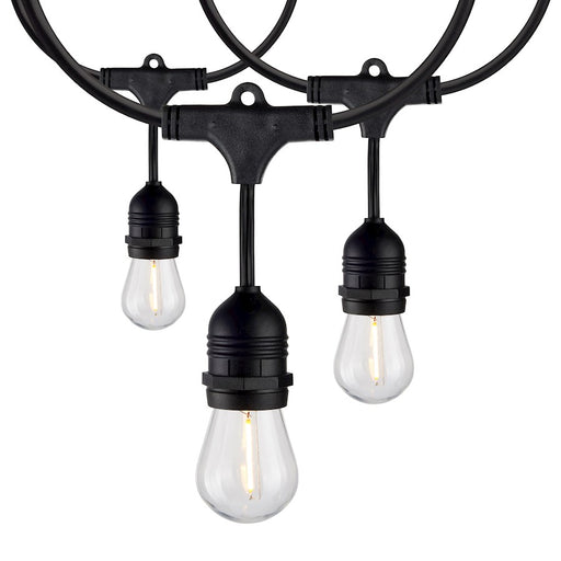 Nuvo Lighting 60' Commercial LED String Light, 24-S14 bulb 2200K/120V - S8032