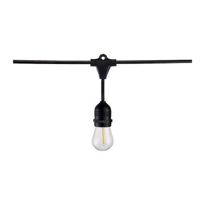 Nuvo Lighting 60' Commercial LED String Light, 24-S14 Bulb 2200K/120V